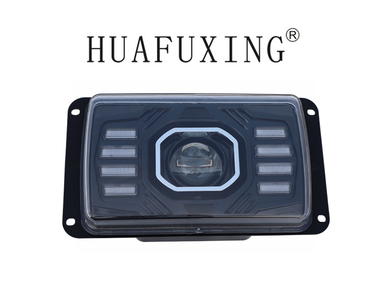 Full LED headlamp for KAMAZ 1/2