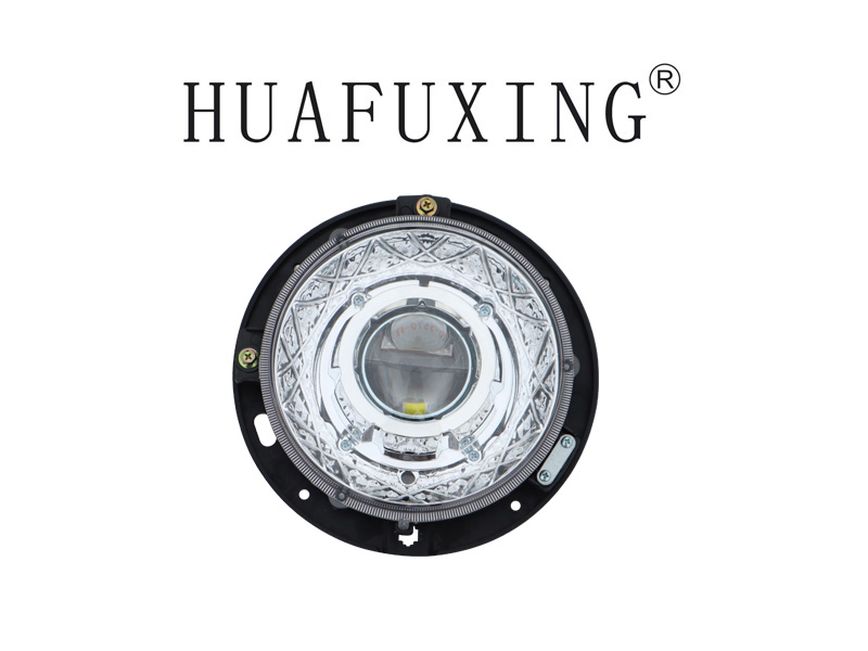 Full LED headlamp for KAMAZ (Round)